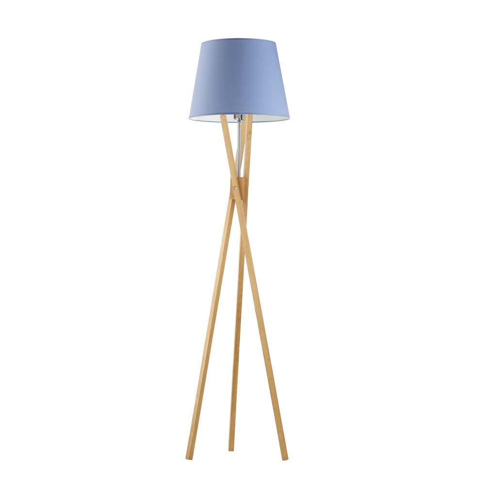 Niebieska lampa stojąca do pokoju dziecka ANDORA