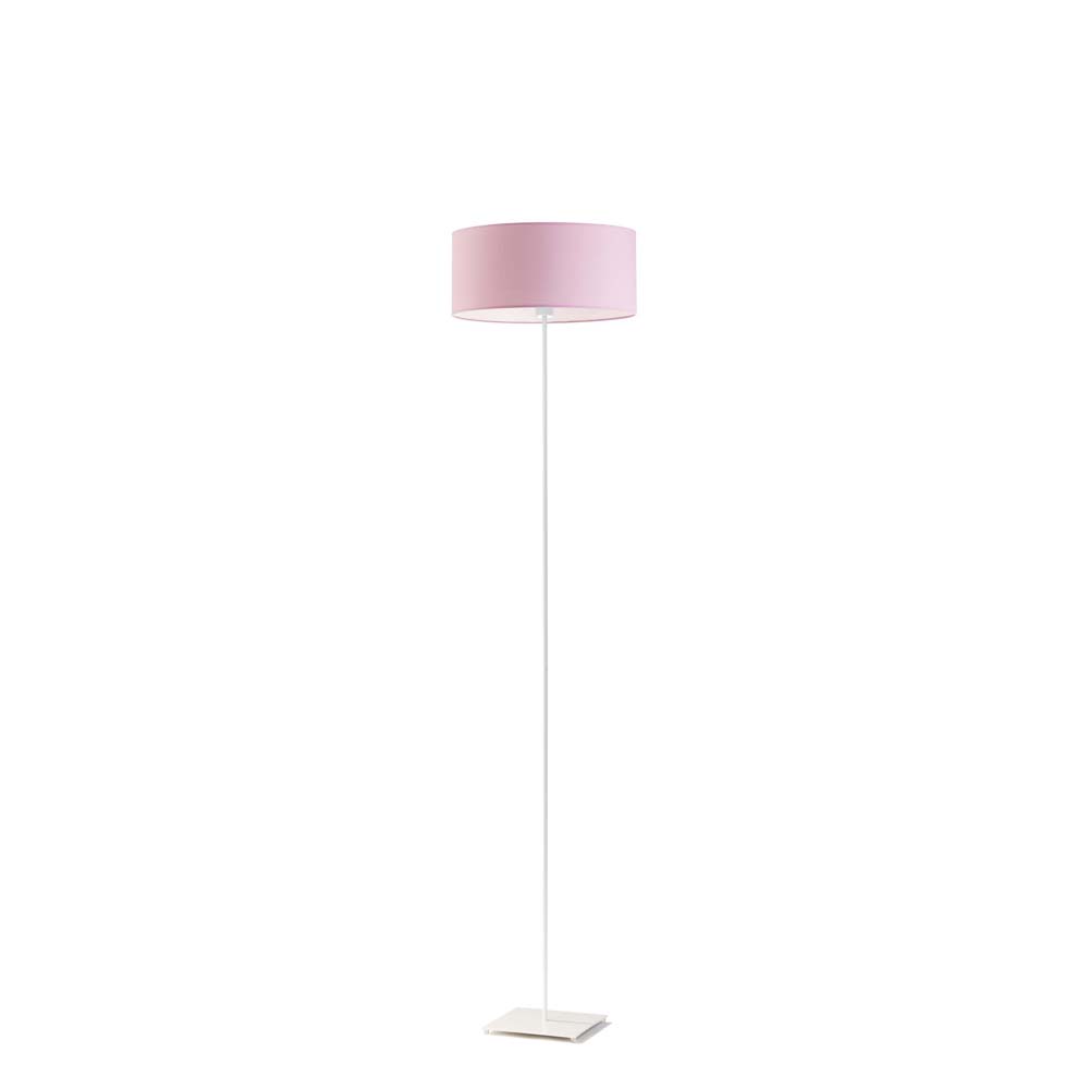 Dziecięca lampa stojąca z różowym abażurem MEKSYK