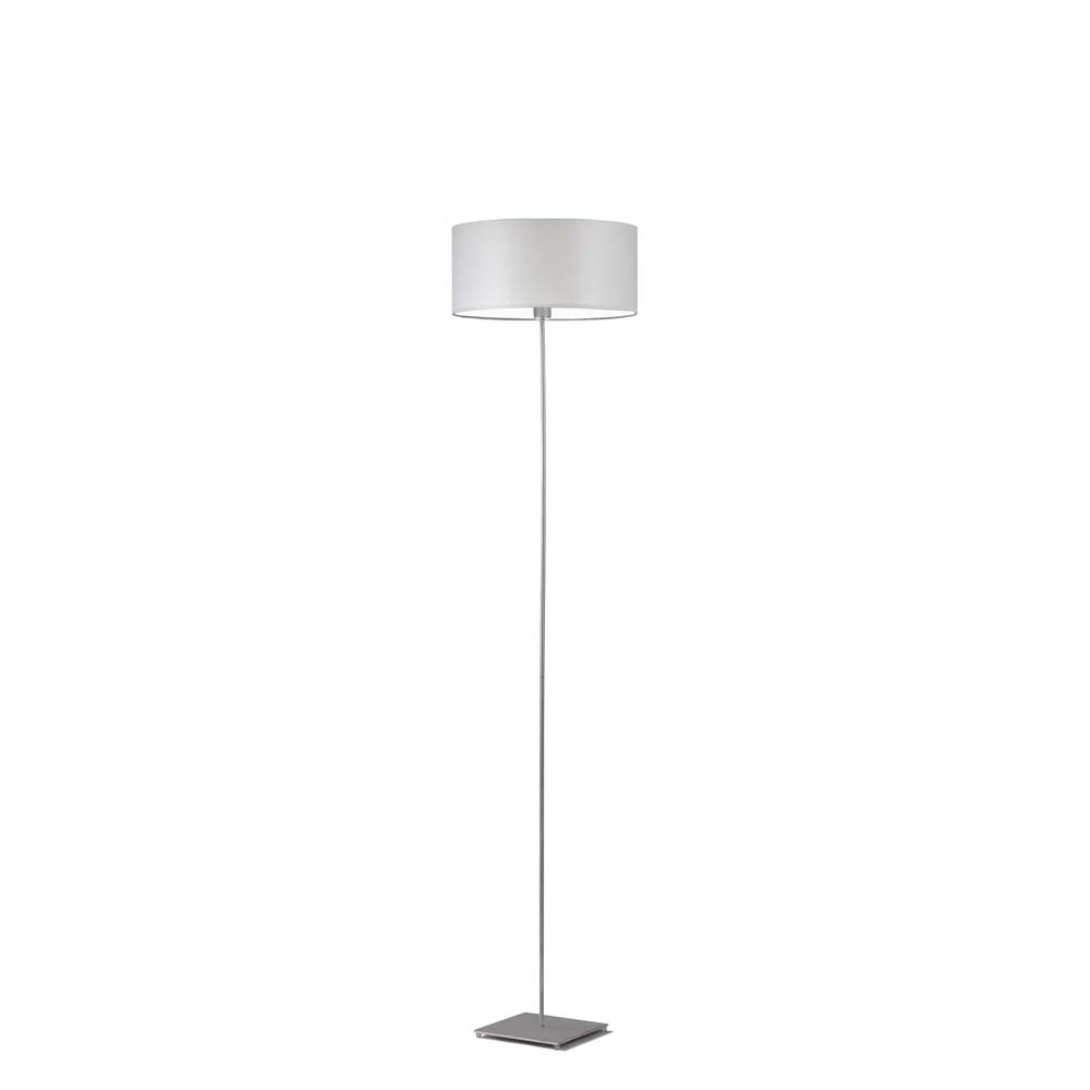 Srebrna lampa stojąca w stylu skandynawskim MEKSYK