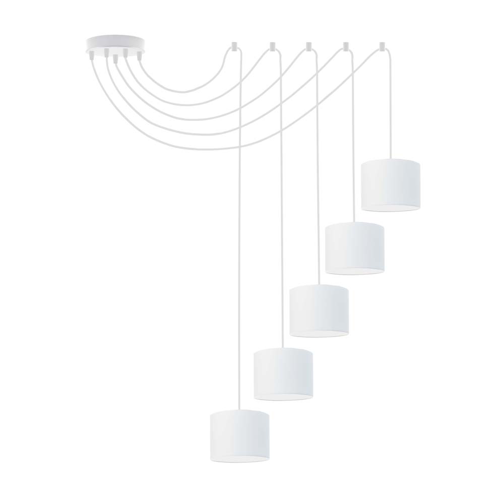 Biała lampa wisząca WAIKIKI W5