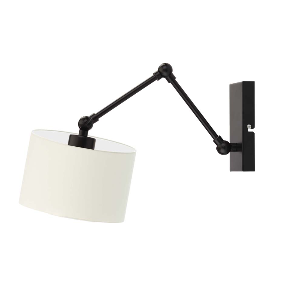 Klasyczny kinkiet do czytania z regulowanym ramieniem TULON