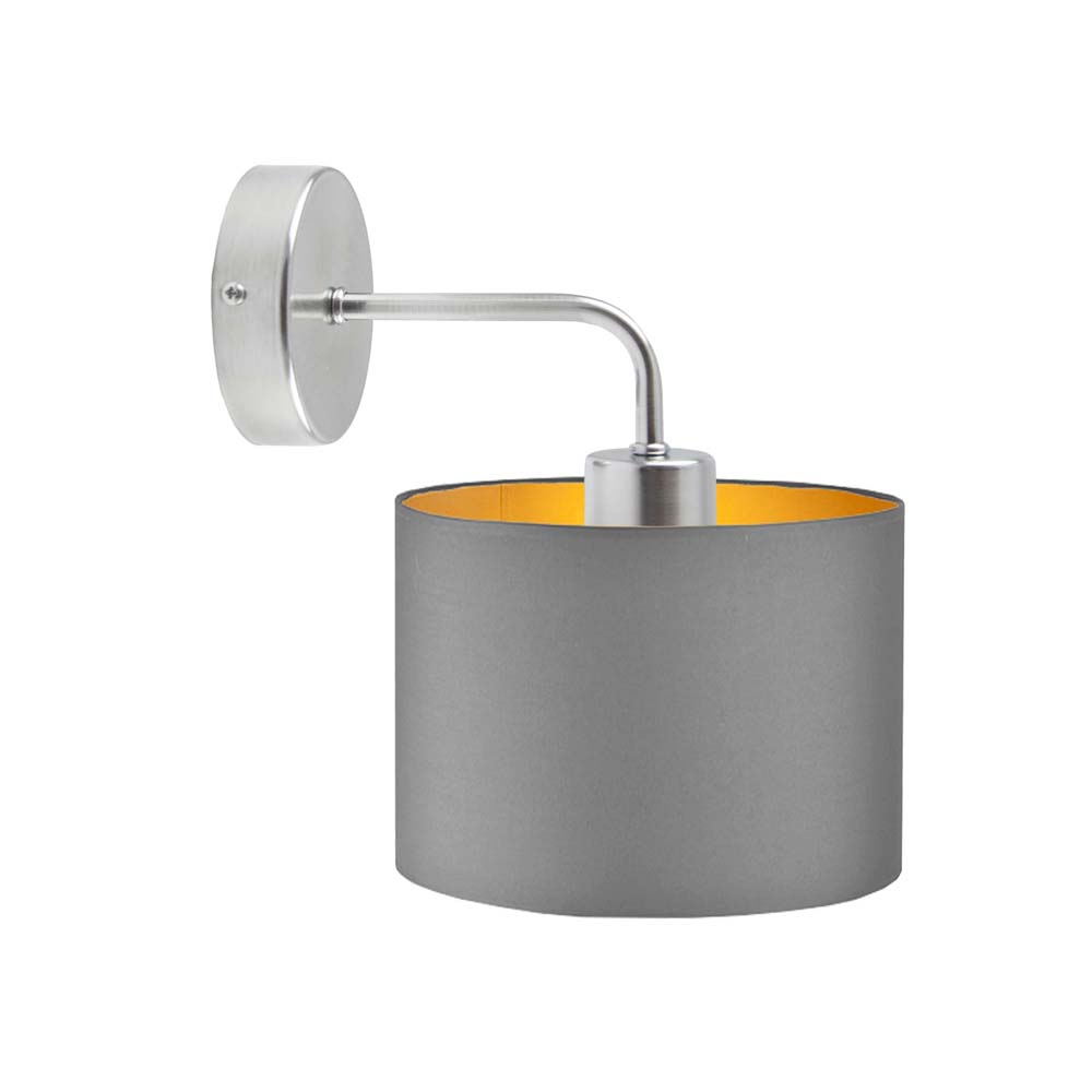 Skandynawska lampa ścienna AURORA GOLD