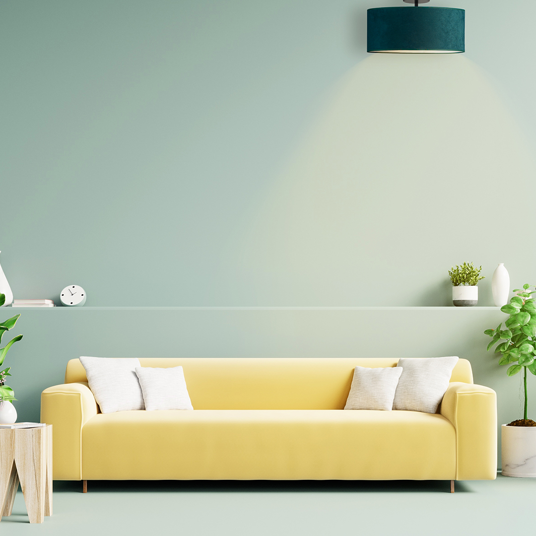 Designerska lampa przysufitowa w stylu urban jungle WENECJA VELUR fi - 30 cm kolor zieleń butelkowa