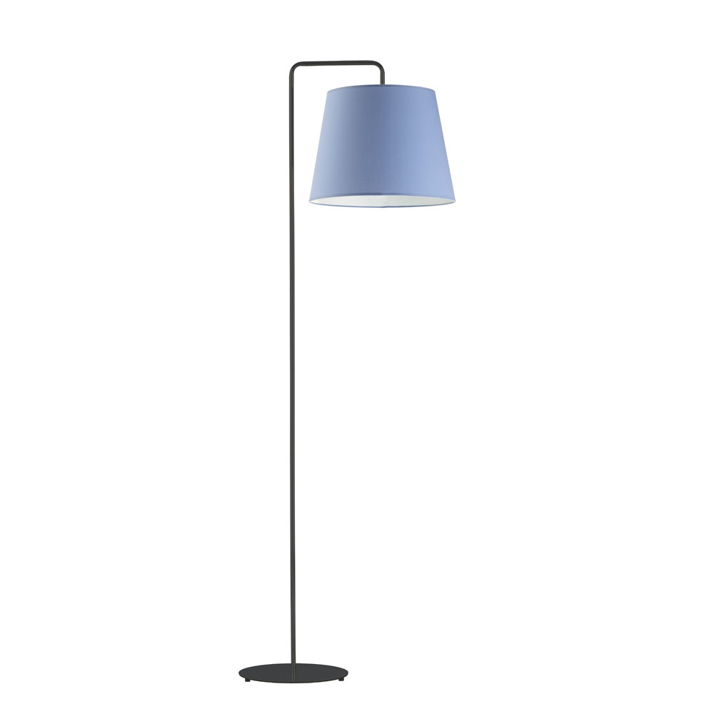 Niebieska lampa stojąca do pokoju chłopca RIJAD