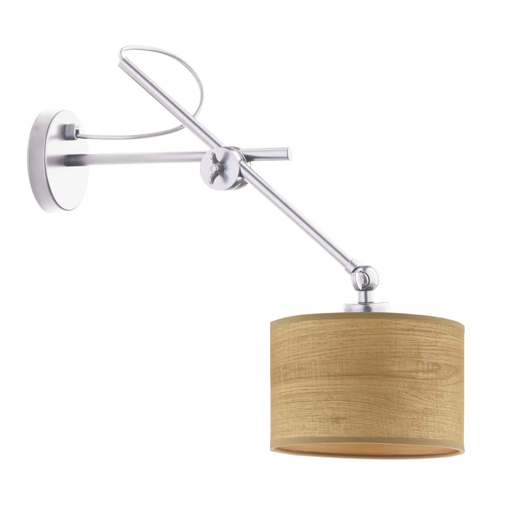 Regulowany kinkiet ścienny do czytania w sypialni HAMILTON ECO