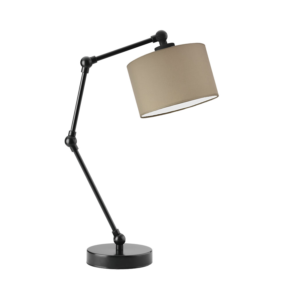 Czarna lampka nocna do czytania ASMARA