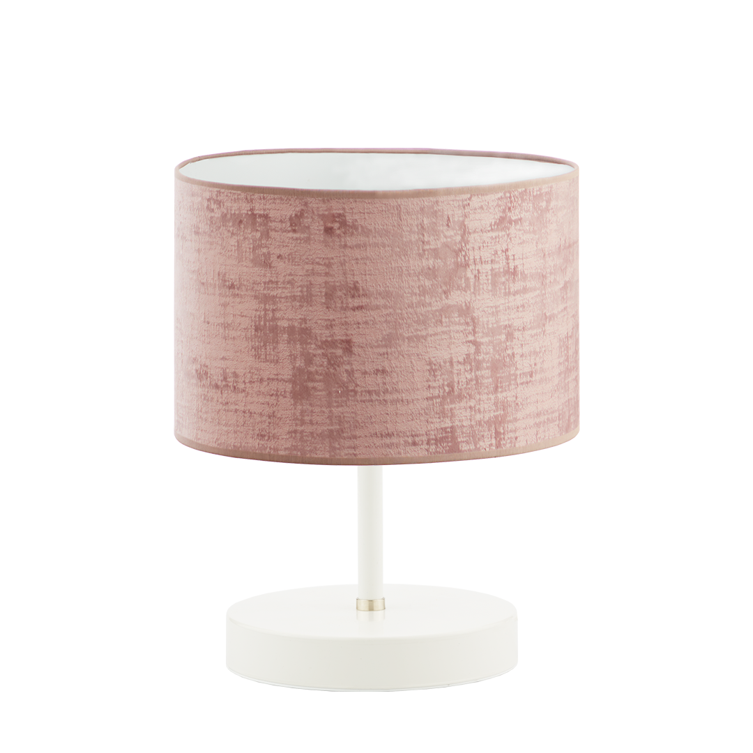 Welurowa lampka nocna w stylu glamour AWINION VELUR