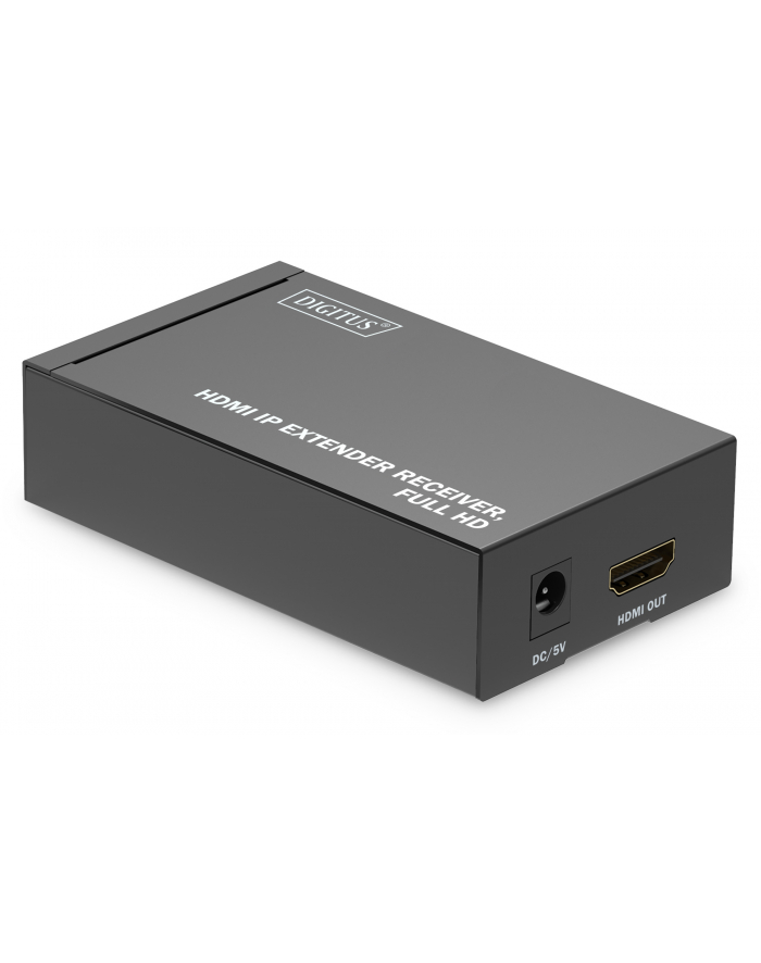 Przedłużacz/Extender DIGITUS HDMI 1080p 60Hz 120m po skrętce kat.6 HDCP 1.3 IR jednostka zdalna do DS-55517