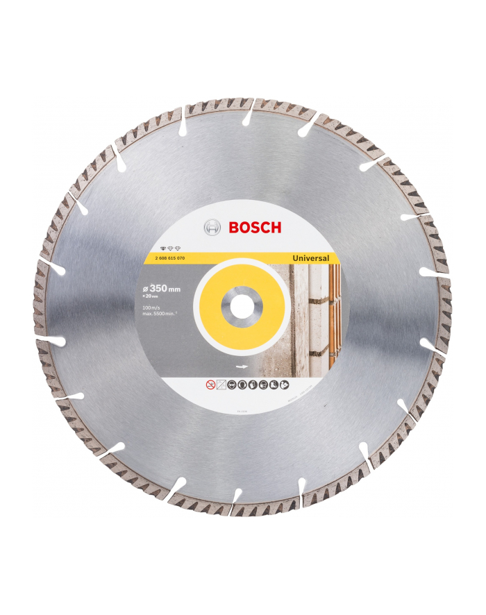 Bosch diamond cutting disc Standard for Universal, 350mm bore 20mm