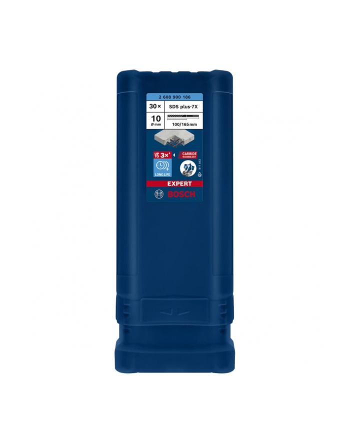 Bosch Expert hammer drill SDS-plus-7X, 10mm, 30 pieces working length 100mm