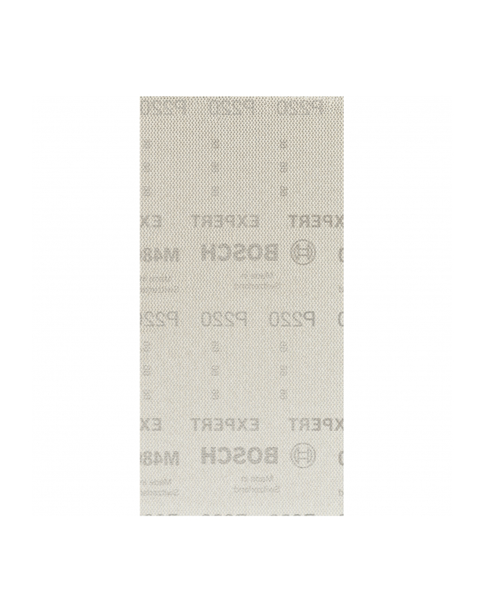 Bosch Expert M480 mesh structure sanding sheet 115 x 230mm, K220 50 pieces, for orbital sanders