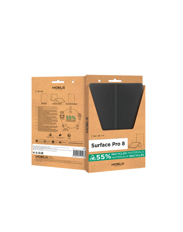 Czarne Etui Mobilis RE.LIFE Surface Pro 8