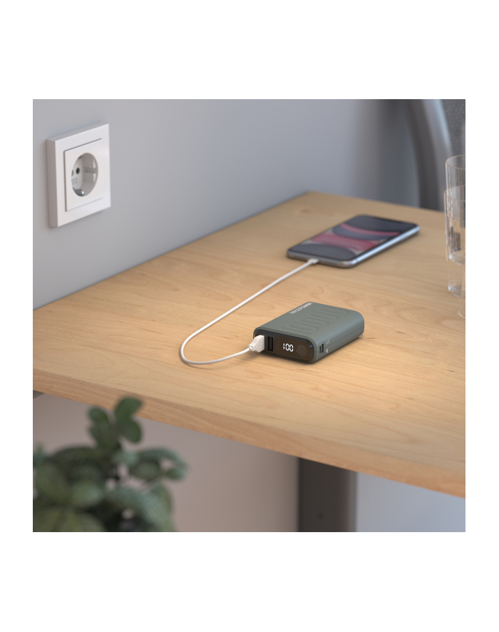 DARMOWA DOSTAWA - Realpower 10000mAh Zielony PB-10000PD