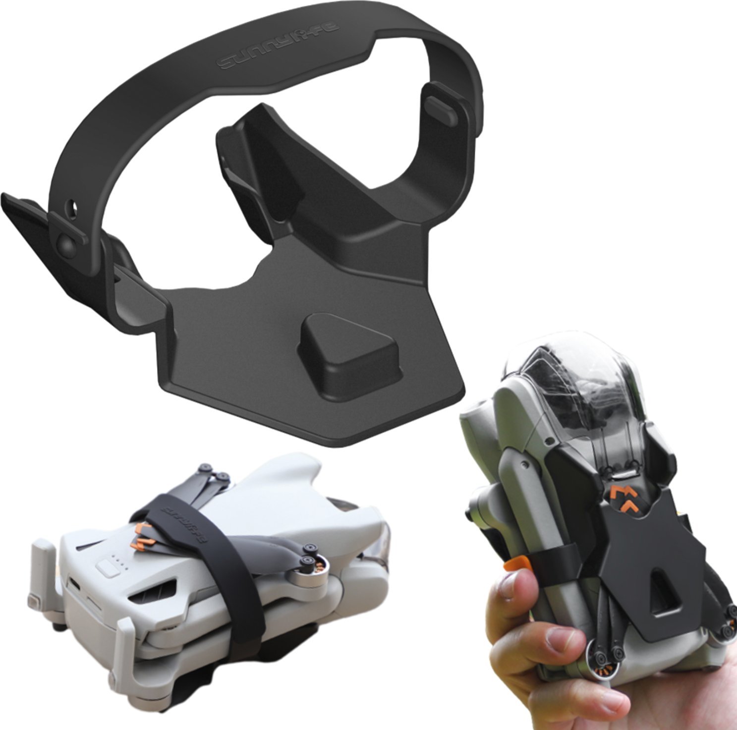 SunnyLife ZABEZPIECZENIE STABILIZATOR BLOKADA ŚMIGIEŁ DO DJI MINI 3 - CZARNA