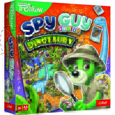 Gra planszowa TREFL Spy Guy Junior Dinozaury 02652