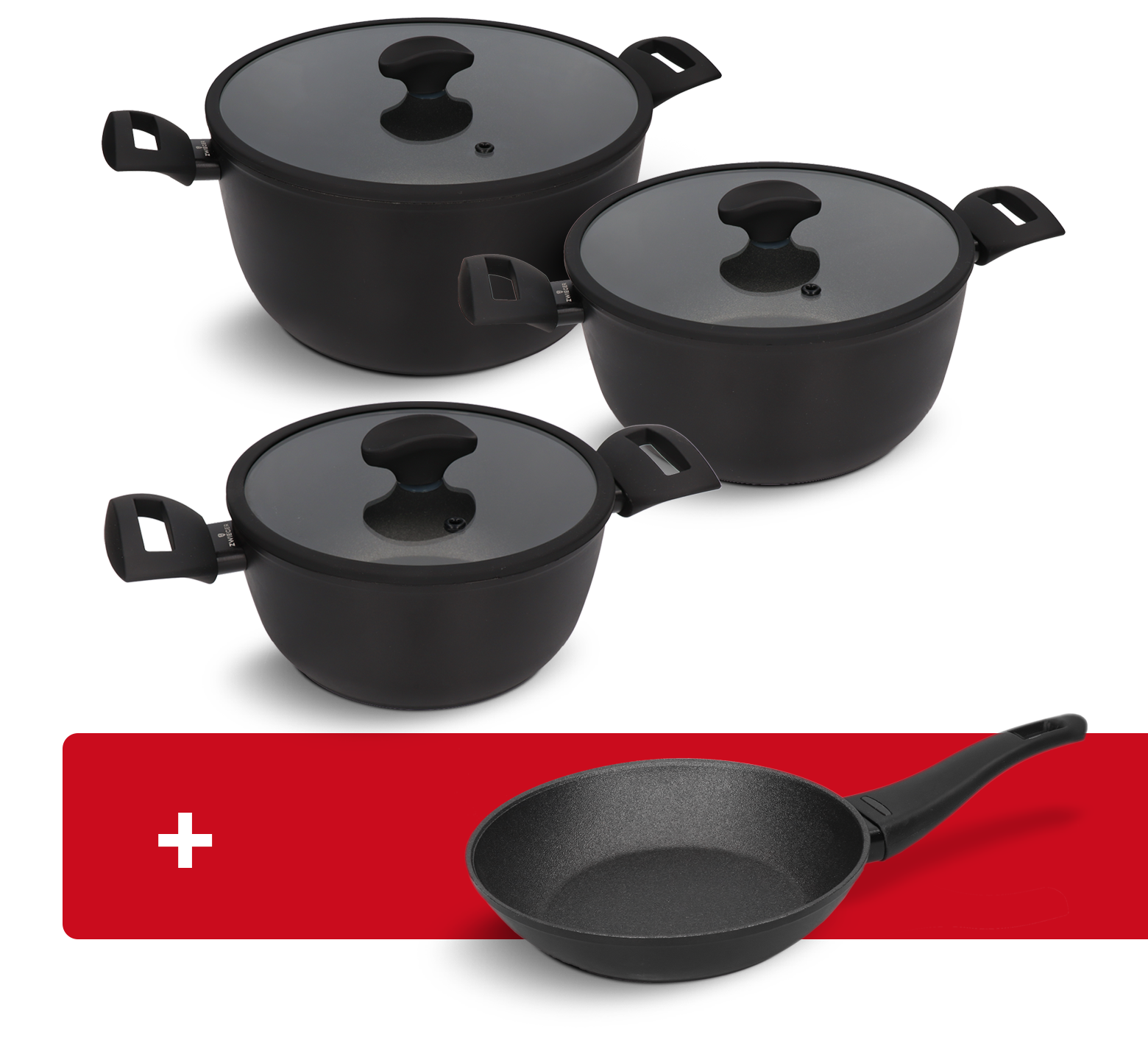 Zestaw garnków 6 el. Sensa Thermo Zwieger + patelnia Sensa Thermo