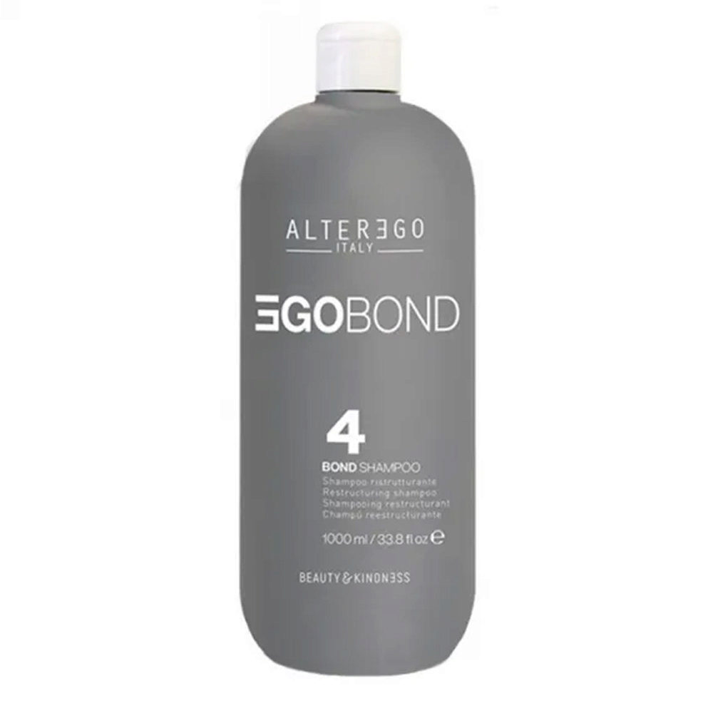 Alter Ego EgoBond 4, szampon restrukturyzujący do włosów zniszczonych, 1000ml