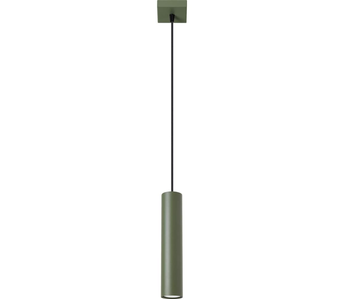 Sollux SL.1484 - Żyrandol na lince LAGOS 1xGU10/10W/230V zielony