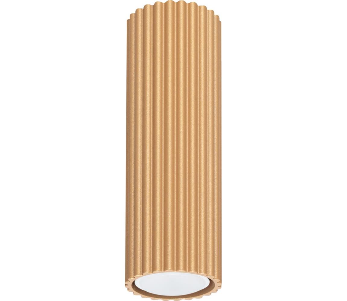 Sollux SL.1550 - Oświetlenie punktowe KARBON 1xGU10/10W/230V 20 cm złoty