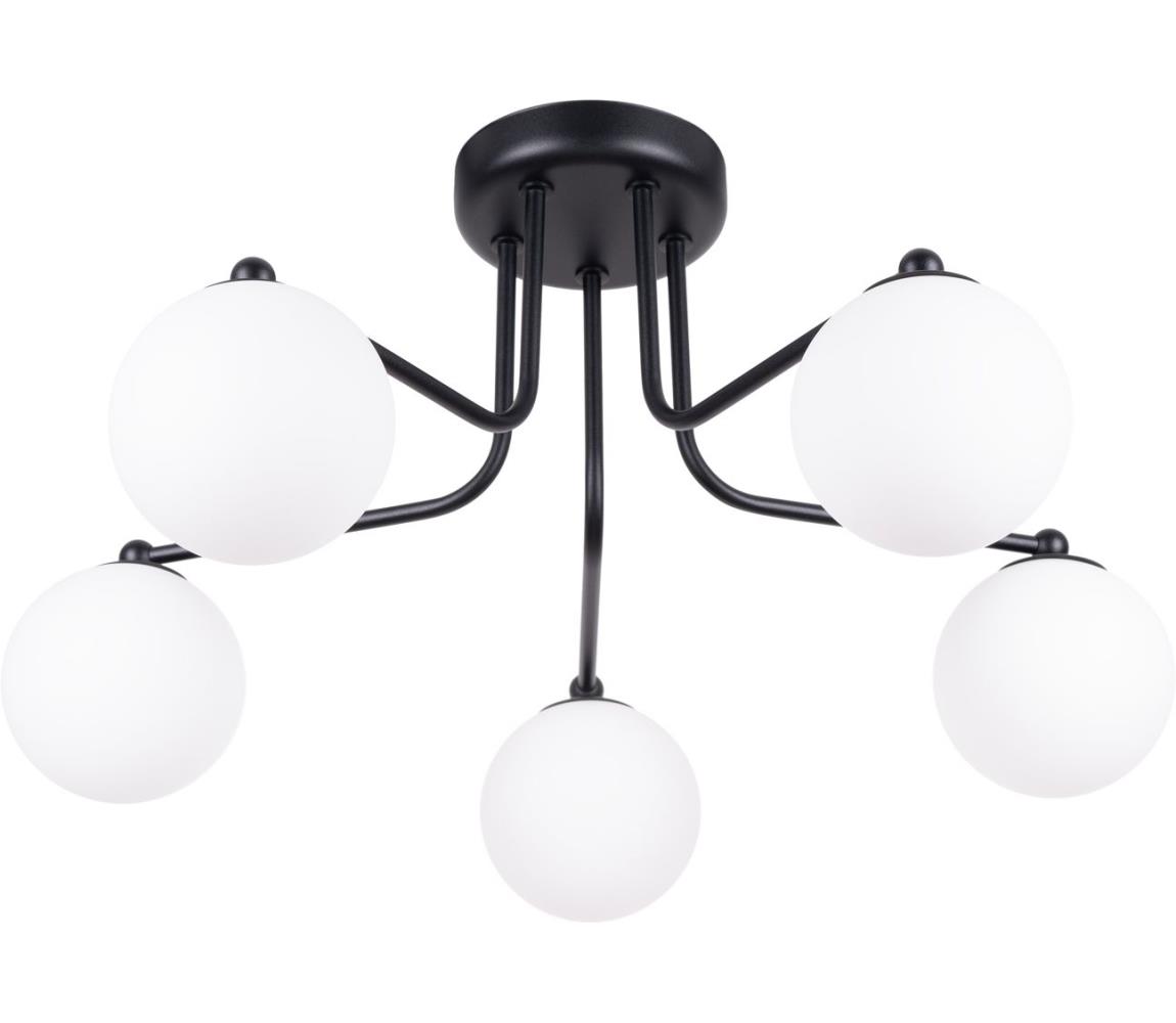 Sollux SL.1663 - Żyrandol na drążku ASTRAL 5xG9/8W/230V czarny