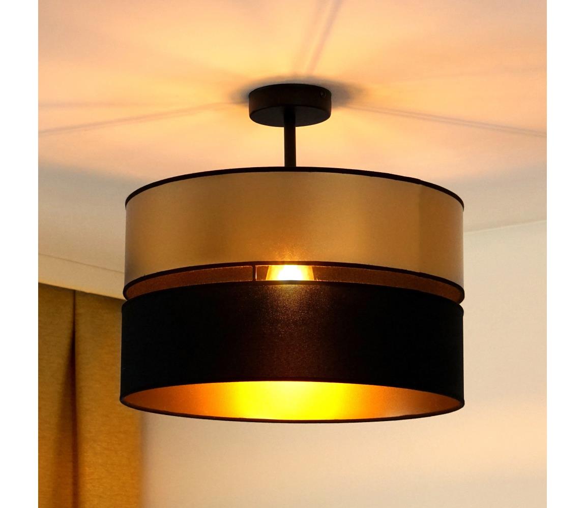 Brilagi - Żyrandol natynkowy ROYAL 1xE27/15W/230V śr. 40 cm czarny/złoty