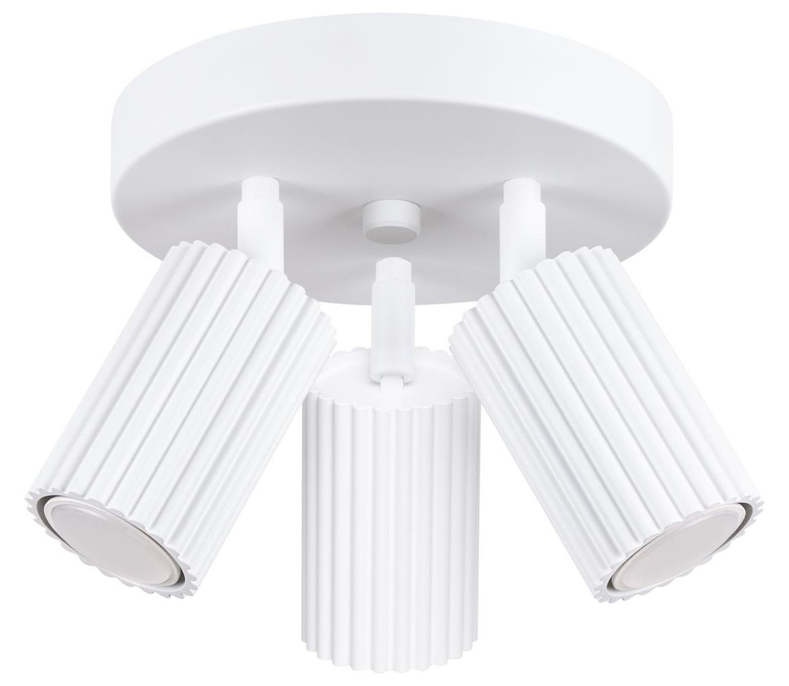 Sollux SL.1544 - Oświetlenie punktowe KARBON 3xGU10/10W/230V biały