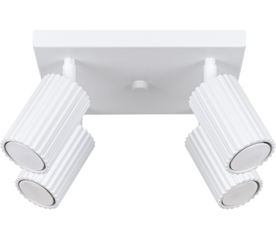 Sollux SL.1545 - Oświetlenie punktowe KARBON 4xGU10/10W/230V biały