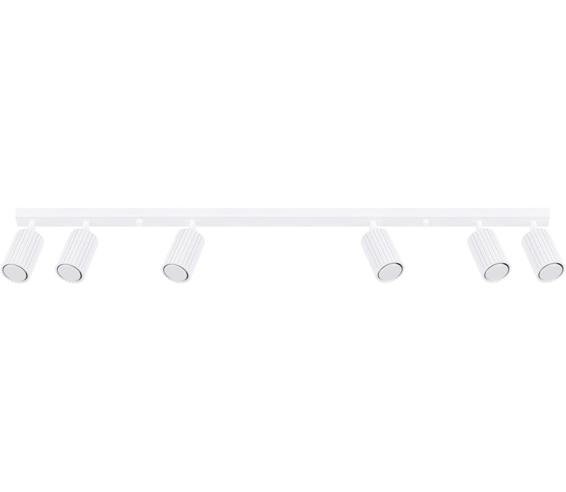Sollux SL.1547 - Oświetlenie punktowe KARBON 6xGU10/10W/230V biały