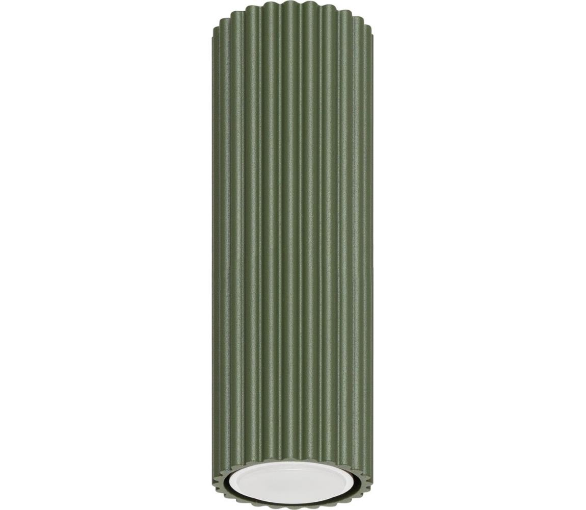 Sollux SL.1607 - Oświetlenie punktowe KARBON 1xGU10/10W/230V 20 cm zielony