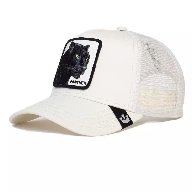 Czapka z daszkiem Goorin Bros. The Panther Trucker Biała - 101-0381-WHI
