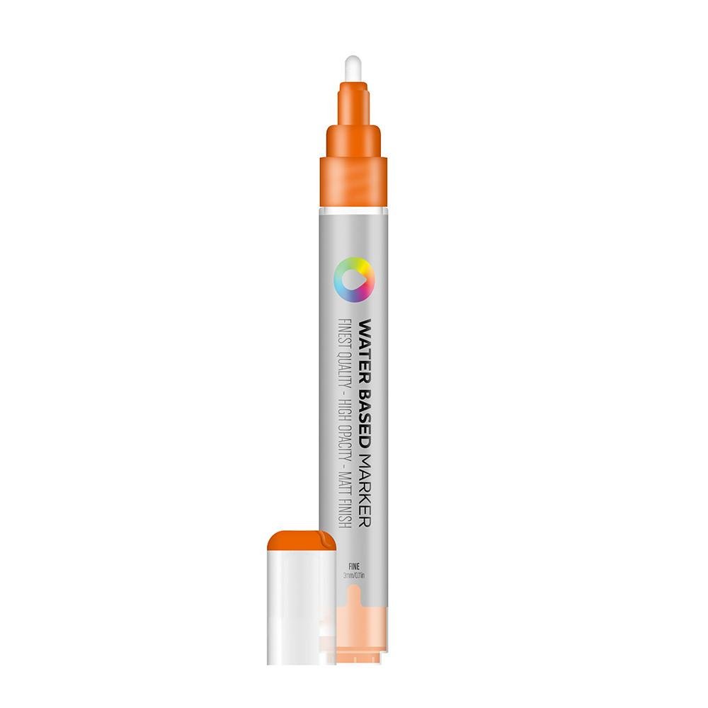 Marker akrylowy, 3mm pomarańcz MTN flamastry
