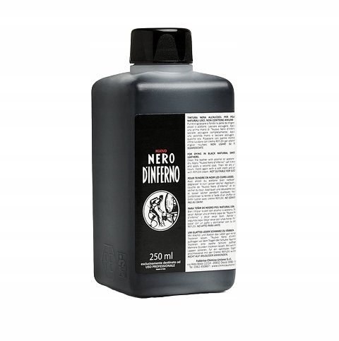 Farba do butów 250 ml Czarny Barwnik do skór naturalnych gładkich.