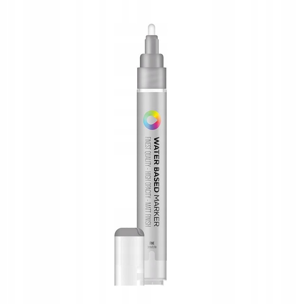 Marker akrylowy, 3mm szary MTN flamastry mazaki