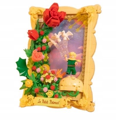 PANTASY Klocki 86313 Mały Książę Obraz 3D Róże zestaw klocków