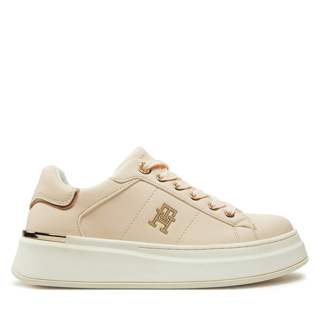 Sneakersy Tommy Hilfiger Low Cut Lace-Up Sneaker T3A9-33749-1355 S Różowy
