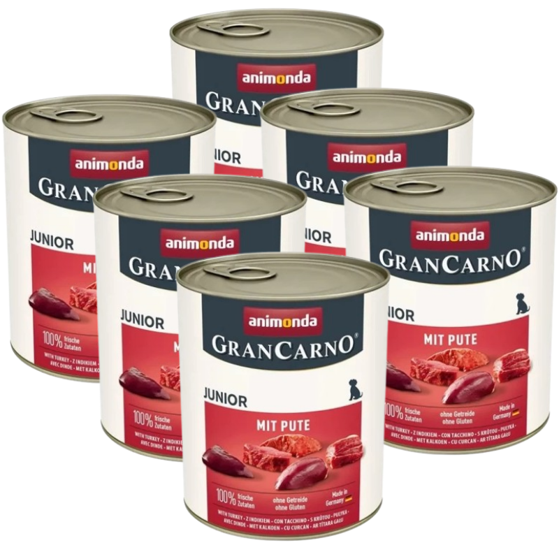 ANIMONDA GranCarno Junior smak: Indyk 6x800g