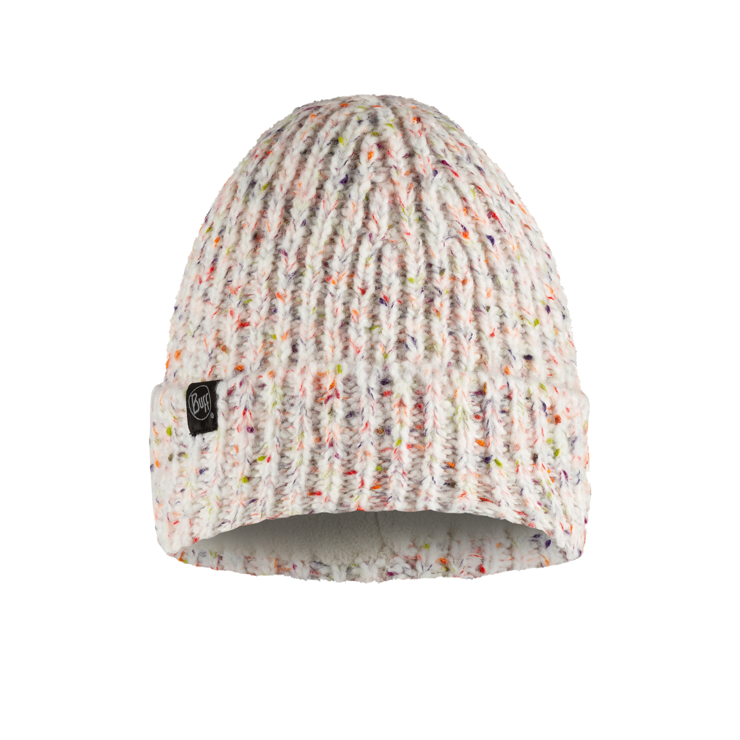 Czapka unisex Buff Knitted & Fleece Hat kim white - ONE SIZE
