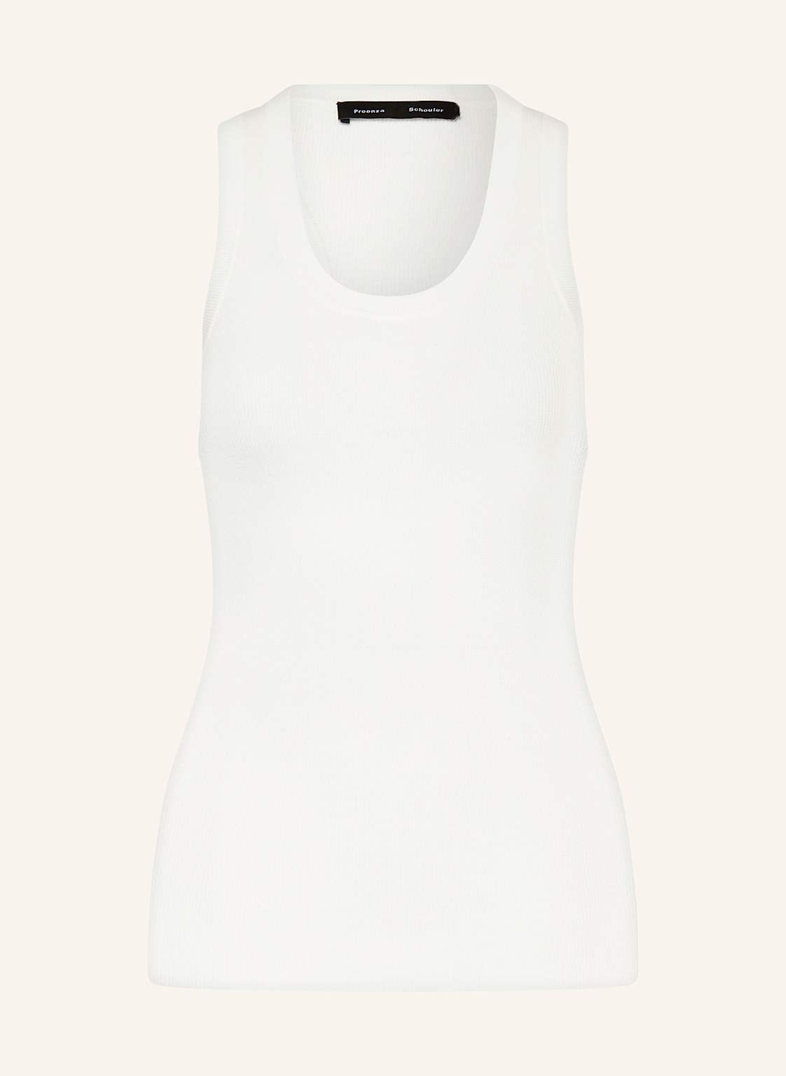 Proenza Schouler Top Z Dzianiny Roberts weiss