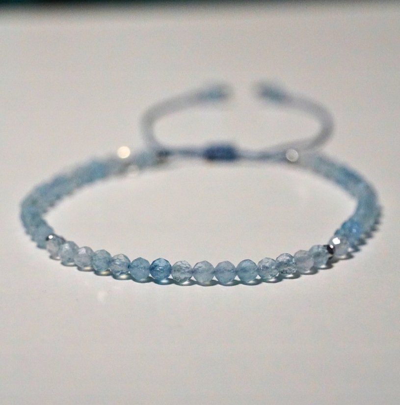 Bransoletka Akwamaryn 3mm - Crystals Break
