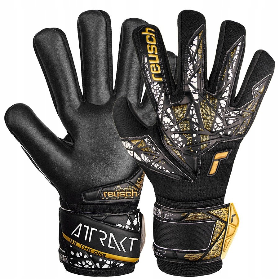 Rękawice Reusch Attrakt Silver NC Finger Support Junior 54 72 250 7740 czar