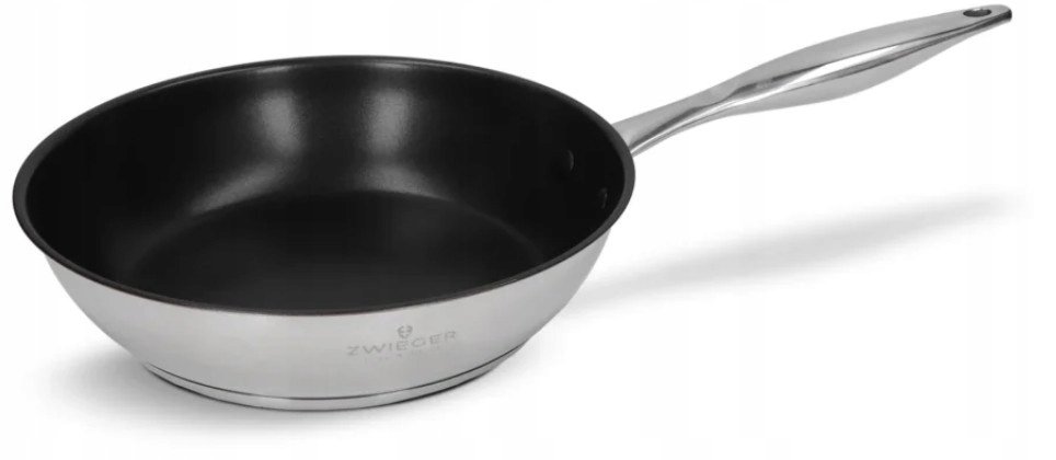 Patelnia tradycyjna Zwieger Klassiker 24cm Stal nierdzewna Nieprzywierająca