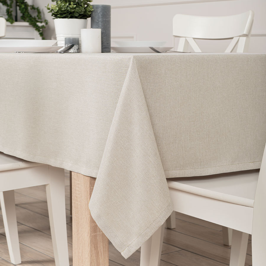 ARUBA Obrus wodoodporny, 140x220cm, kolor 018 beżowoszary 759330/KSP/018/140220/1