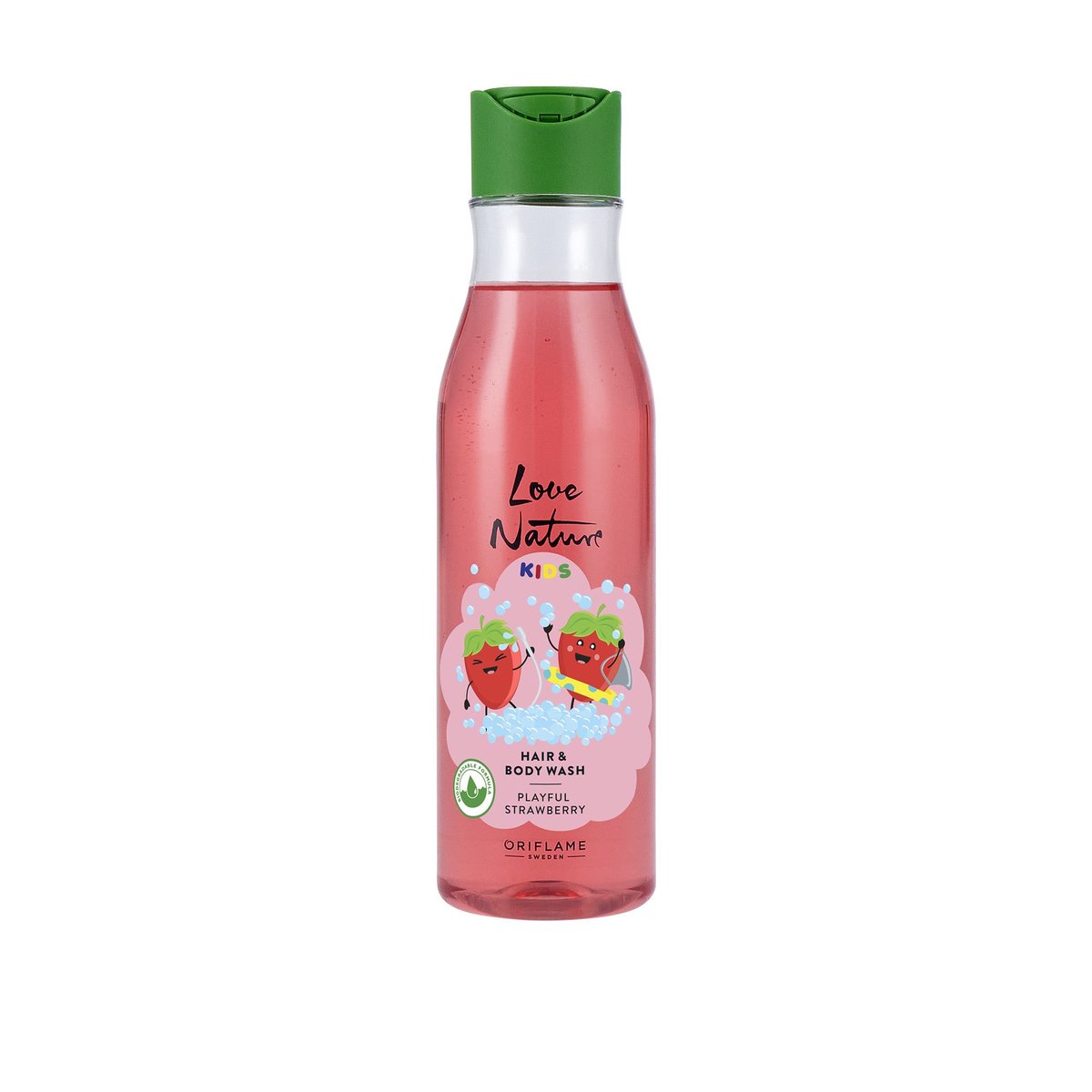 Oriflame Żel do mycia ciała i włosów Love Nature Kids Playful Strawberry 250 ml
