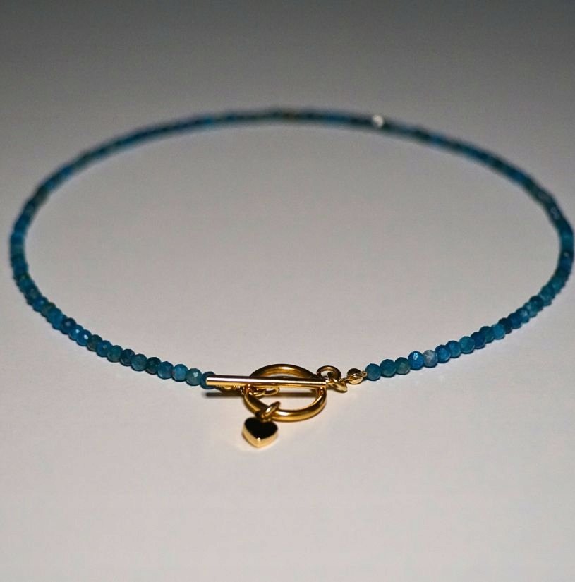 Naszyjnik Toggle Apatyt 3mm - Crystals Break