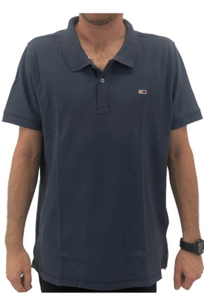 Tommy Hilfiger koszulka męska polo C87, granatowa, Rozmiar S
