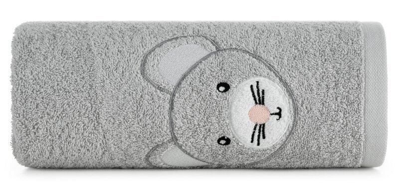 Ręcznik dziecięcy 70x140 Baby 71 srebrny myszka 450 g/m2