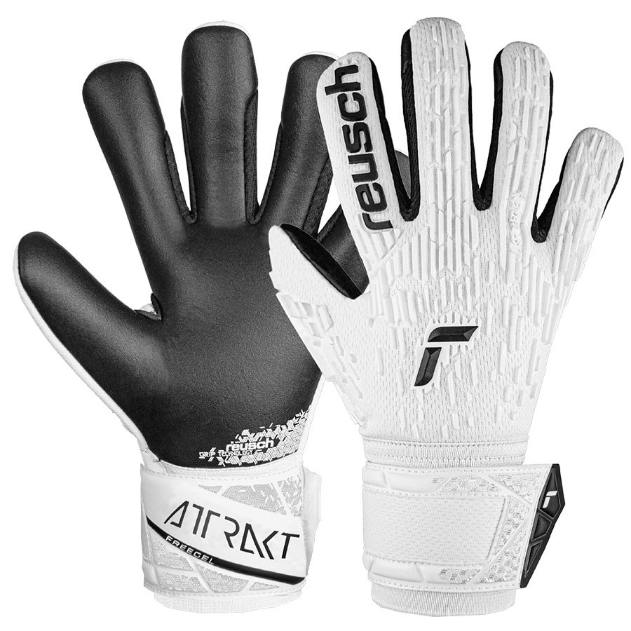 Rękawice Reusch Attrakt Freegel Silver 54 70 035 1101 biały 8