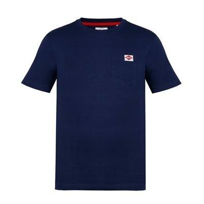 Granatowa koszulka męska z kieszenią Lee Cooper Essentials, Rozmiar XXL