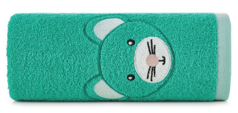 Ręcznik dziecięcy 50x90 Baby 71 miętowy myszka 450 g/m2