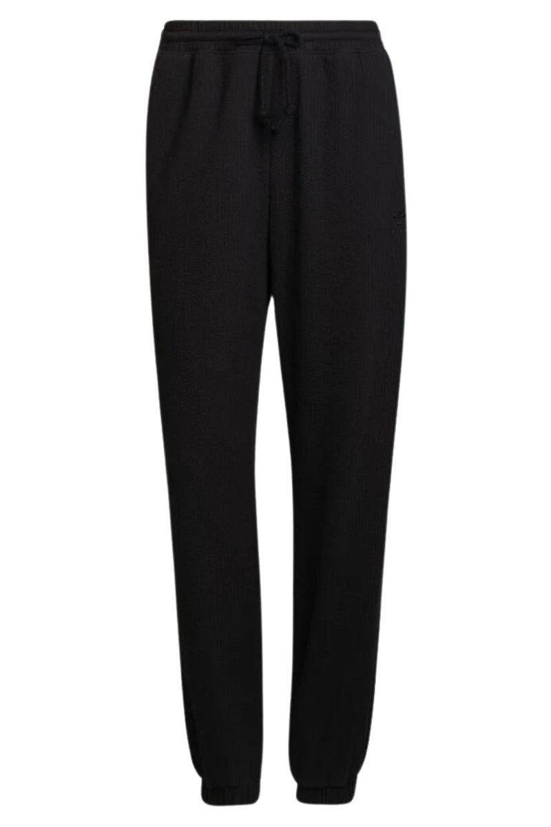 Spodnie damskie Adidas Rib Cuffed dresowe czarne-XXS